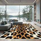Bold Animalistic Leopard Spot Rug