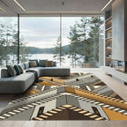 Escher Style Optical Illusion Staircase Rug