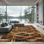 Woven Natural Brown Texture Rug