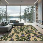 Botanical Herb Garden Earthy Sage Rug