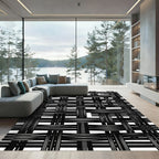 Monochromatic Woven Texture Rug