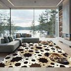 Spotted Hyena Artistic Neutral Animal Face Rug