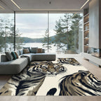 Majestic Bengal Tiger Portrait Rug