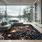 Cosmic Atomic Galaxy Spark Rug
