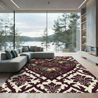 Ruby Valentine Heart Scenes Rug