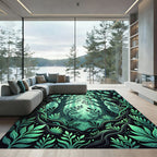 Enchanted Emerald Forest Canopy Rug