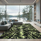 Dark Green Canopy Forest Ceiling Rug