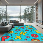 Alphabetical Whimsy Fun Objects Rug
