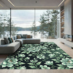 Jade Petal Vine Arrangement Rug