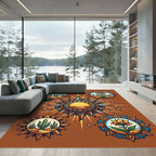 Sunburst Cactus Desert Folk Tierra Rug