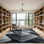 Monochromatic Geometric Step Pyramid Rug