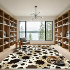 Spotted Hyena Artistic Neutral Animal Face Rug