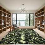 Dark Green Canopy Forest Ceiling Rug
