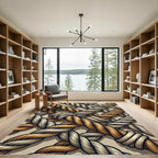 Braided Rope Natural Cream Gold Rug