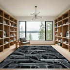 Monochrome Tactical Semi Automatic Gray Rug