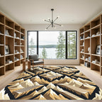 Golden Mountain Staircase Landscape Rug