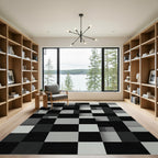 Monochromatic Geometric Squares Rug