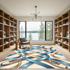 Satin Ribbon Ballet Slipper Flourish Rug