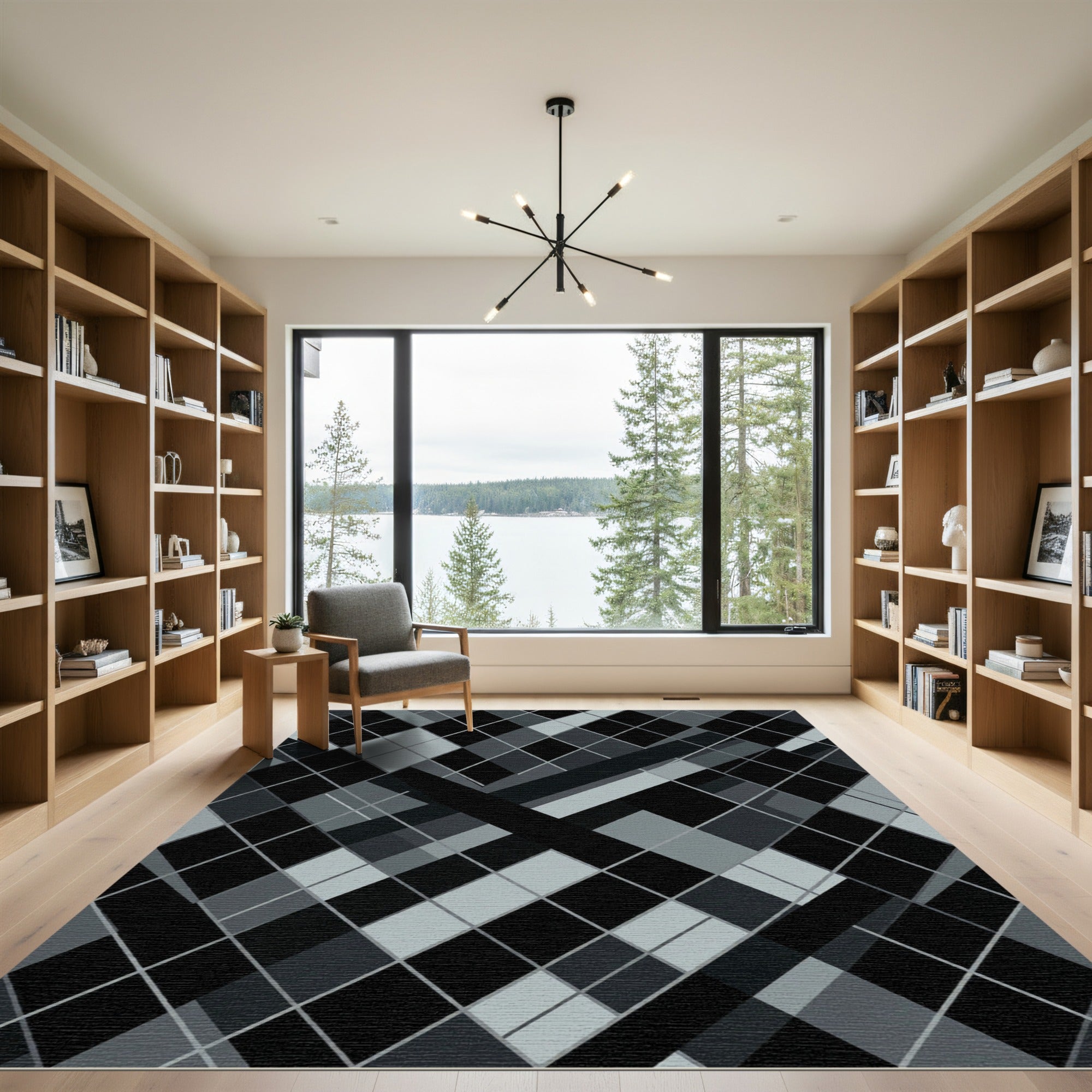 Monochromatic Diamond Overlap Composition Rug