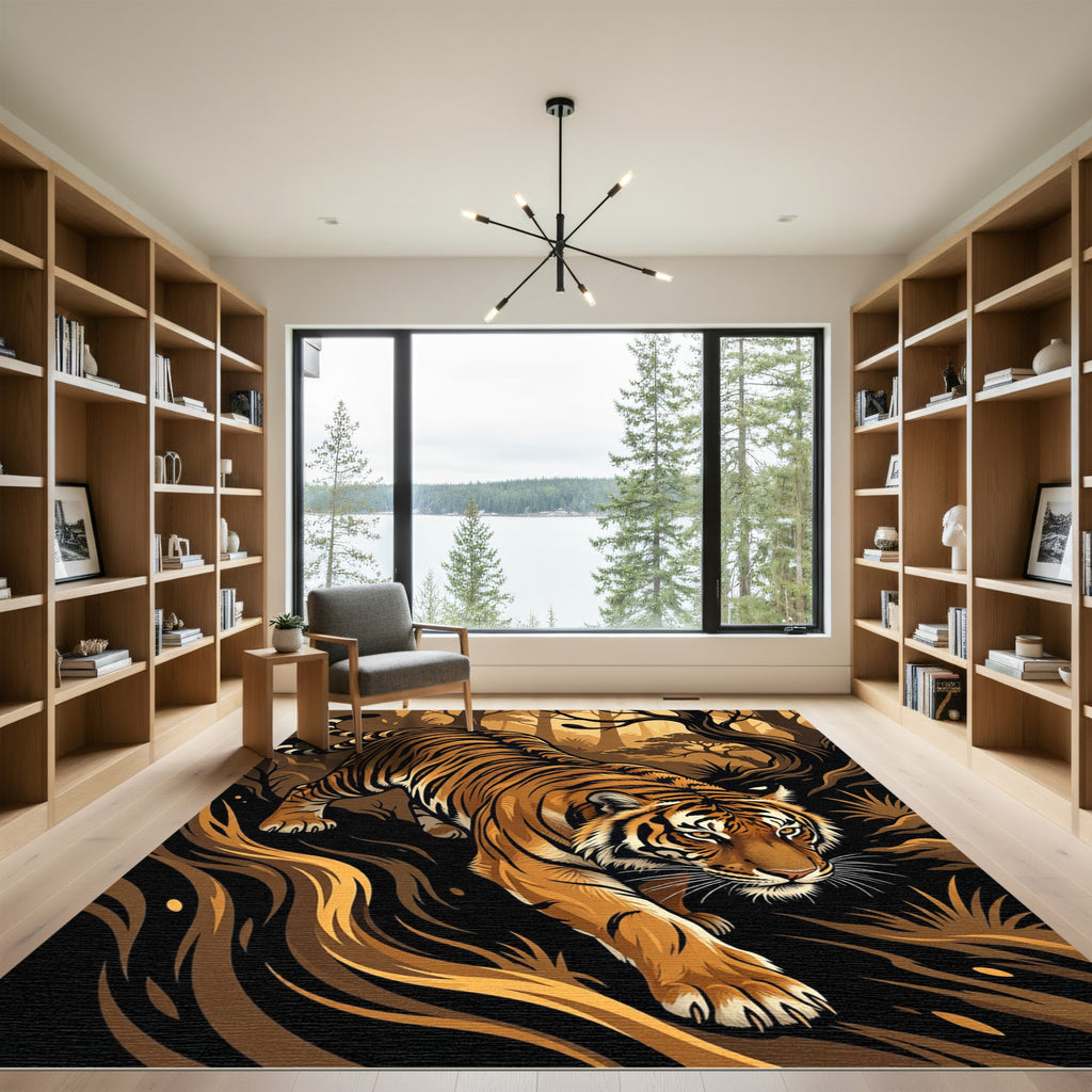 Bold Tiger Forest Walk Rug