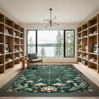 Jade Phoenix Lotus Medallion Harmony Rug
