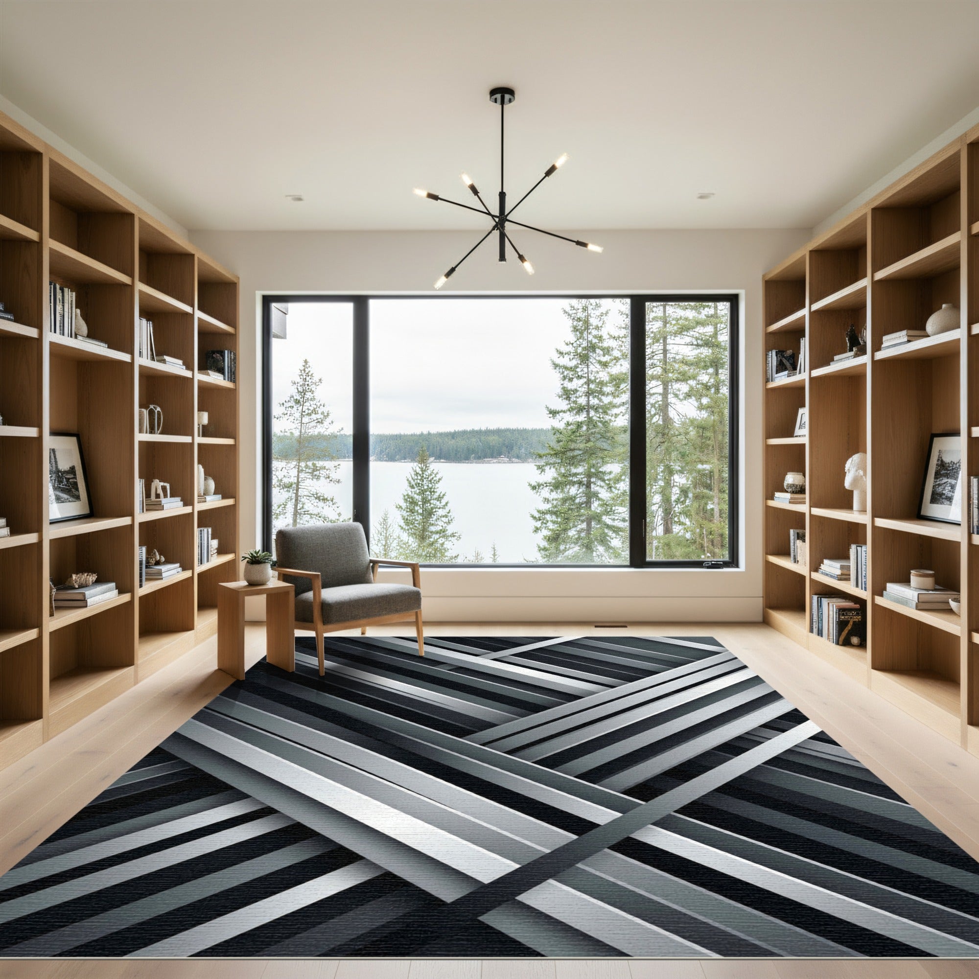 Monochromatic Intersecting Lines Rug