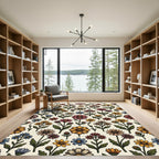 Vintage Floral Collection Daisy Meadow Rug