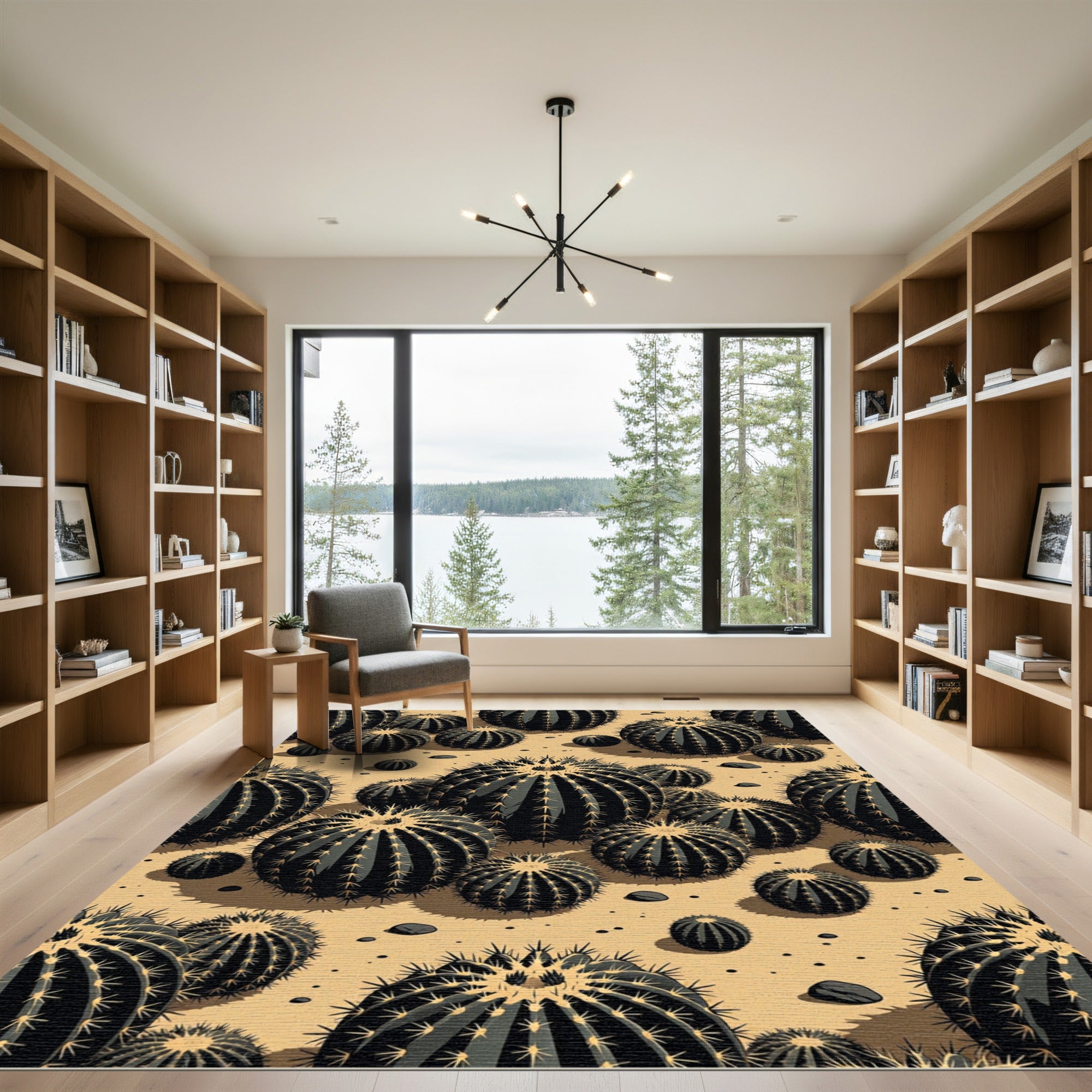 Desert Cactus Sphere Collection Rug