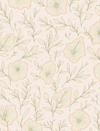 Delicate Floral Sprigs Pattern Rug