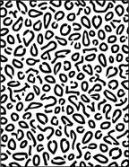 Jungle Cat Spots Abstract Pattern Rug