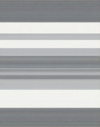 Subtle Gray Horizontal Stripe Pattern Rug