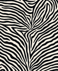 Black White Zebra Stripe Pattern Rug