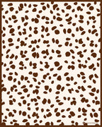 Spotted Pattern Rug with Brown Accents Rug