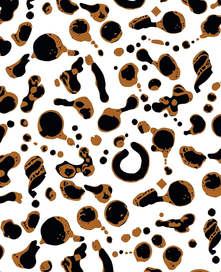 Abstract Splatter Pattern Rug