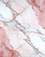 Pink Marble Veined Texture Rug