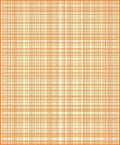 Classic Orange Plaid Grid Pattern Rug
