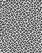 Abstract Black Floral Pattern Rug