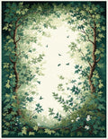 Enchanted Forest Birds and Blooms Rug