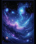 Cosmic Nebula With Starry Sky Rug