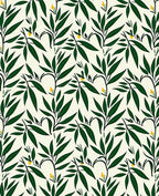 Evergreen Leaf Vine Pattern Rug