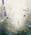 Wildflowers Watercolor Garden Design Rug