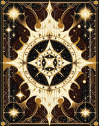 Celestial Sunburst Ornate Pattern Rug