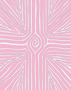 Abstract Swirl Pink Graphic Pattern Rug