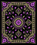 Floral Medallion Patterned Art Rug