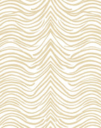 Neutral Wavy Animalistic Print Rug