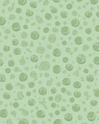 Green Abstract Droplet Pattern Rug