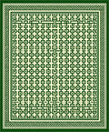 Geometric Maze Pattern Decorative Rug