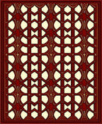 Regal Geometric Lattice Design Rug