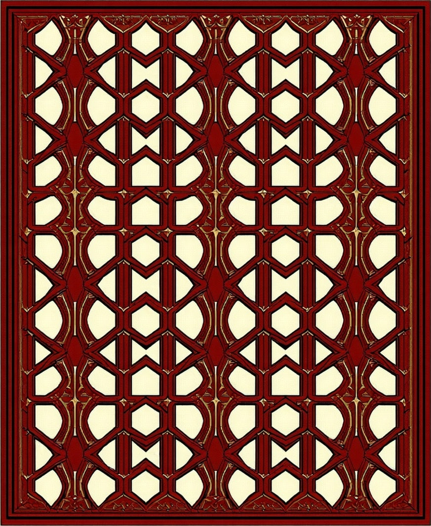 Regal Geometric Lattice Design Rug