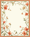 Floral Vine Inspired Clementine Rug